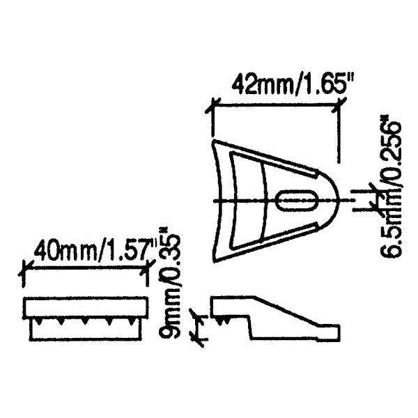 Main product image for Penn-Elcom G0727KIT Plastic Grille Clamp Kit 260-340